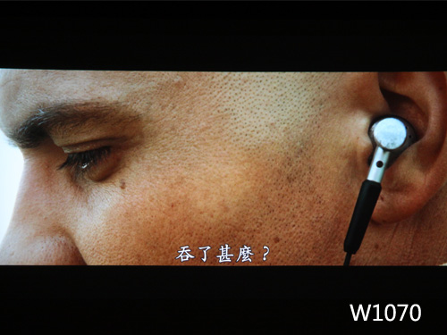 720P与1080P投影画面对比