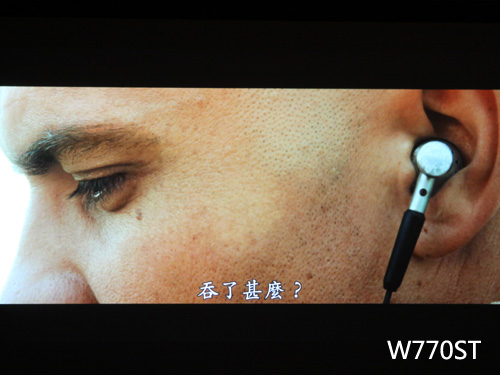 720P与1080P投影画面对比